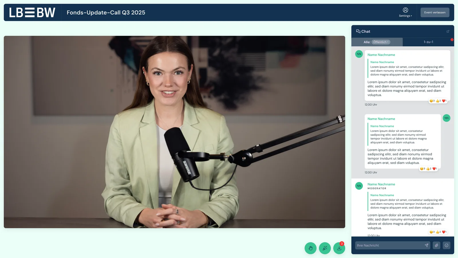CSN Live-Event in eurem Branding