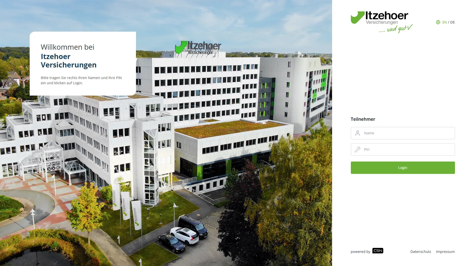 CSN Live-Event in eurem Branding